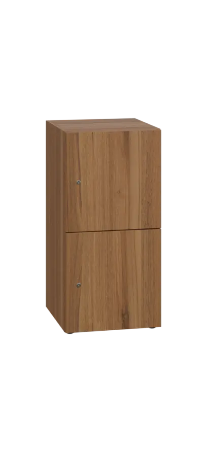 DOMINIT 22 úložná skříň 2-boxová, 917x450x400 mm, ořech světlý
